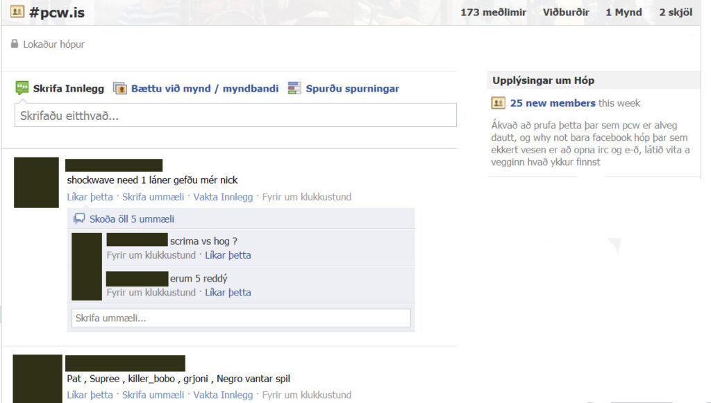 #pcw.is á Facebook
