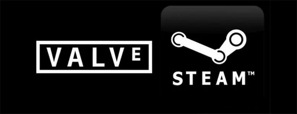 Valve, fyrirtækið á bak við leikjaplatformið Steam - Logo