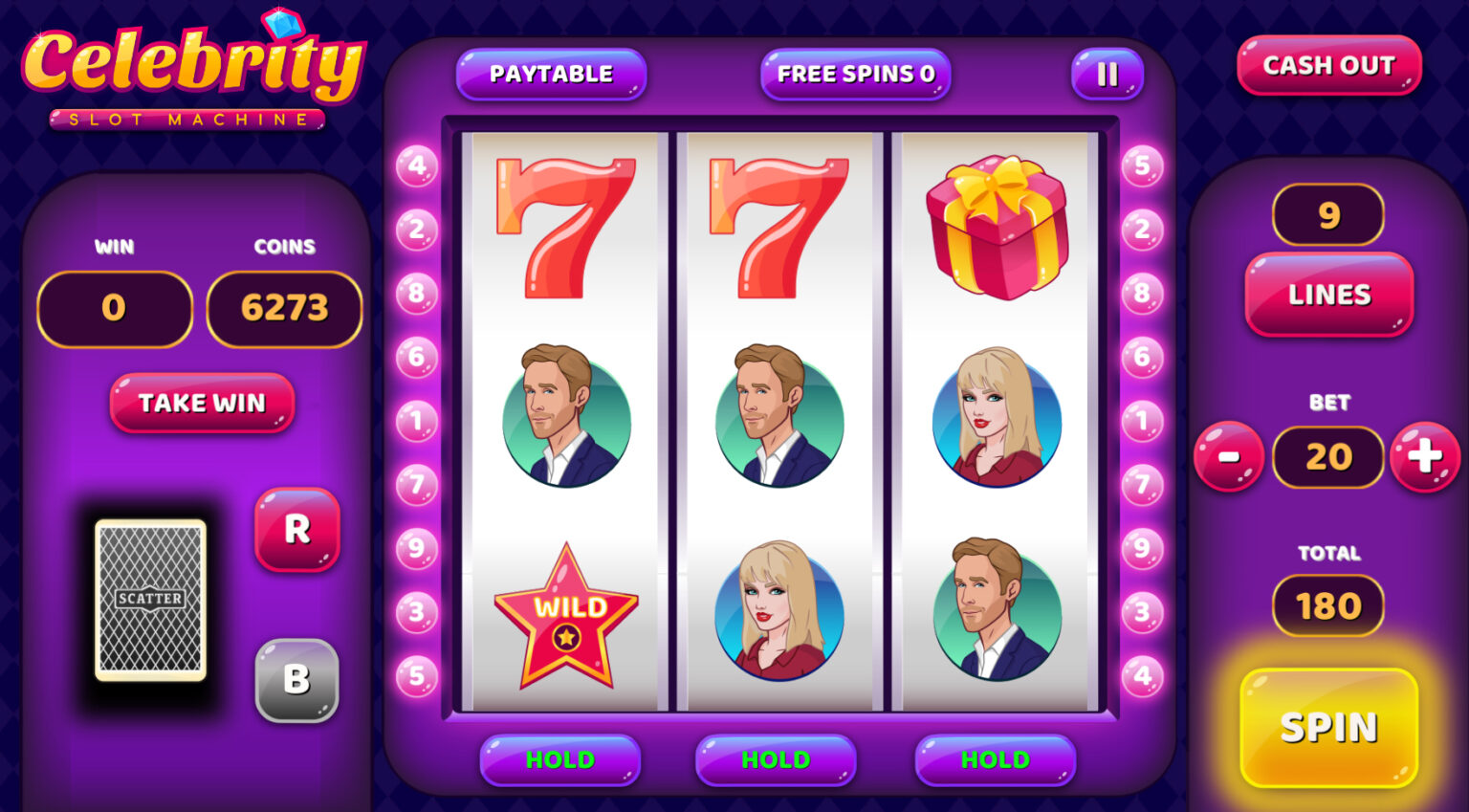 Leikjarýni: Þú færð kannski ekki vinning – Ekki örvænta – Taylor Swift er samt með þér Celebrity Slot Machine