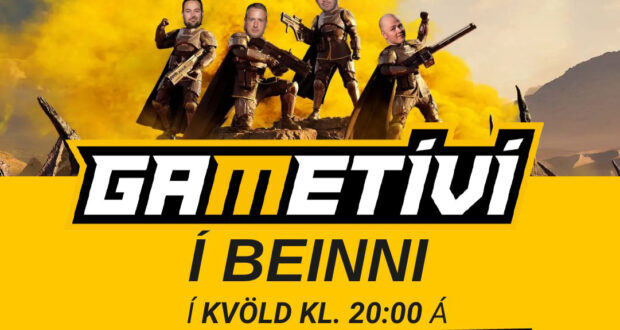 GameTíví sýnir Helldivers 2 í beinni útsendingu í kvöld