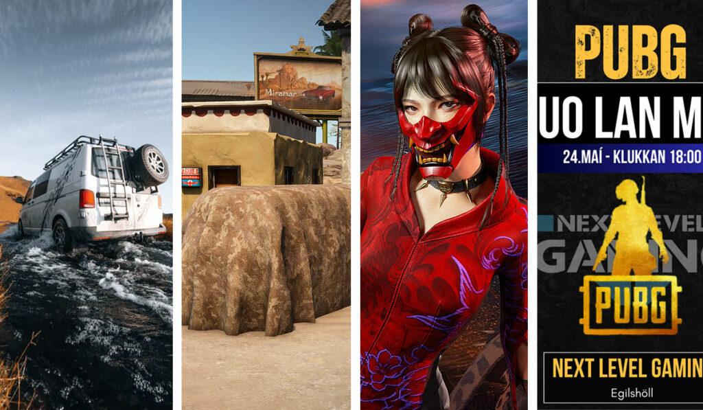 Líf og fjör í PUBG: Ný mót, LAN viðburður, stór uppfærsla, Íslandsmót Gametíví og CampEasy styrkir Íslandsmótið PUBG - PlayerUnknown's Battlegrounds