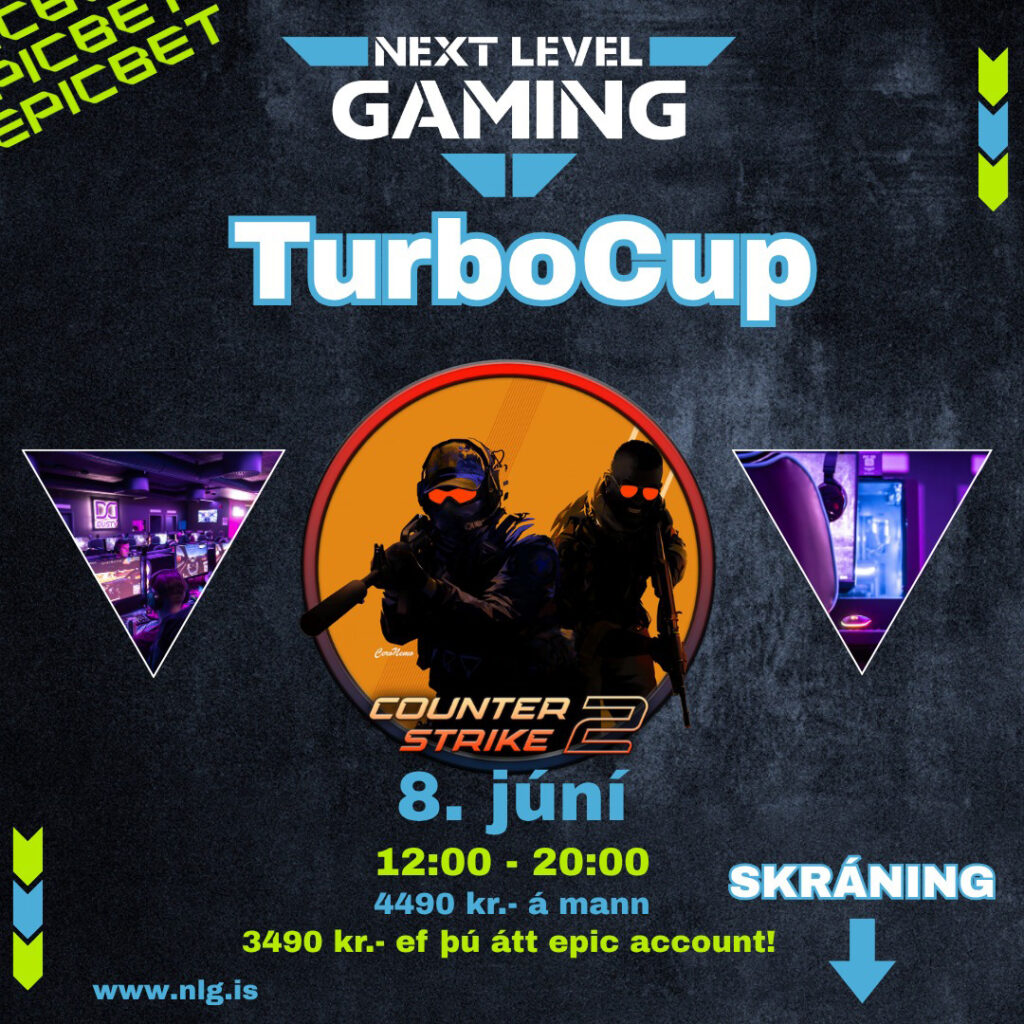 Lanmót í NLG - Turbocup í Counter-Strike 2