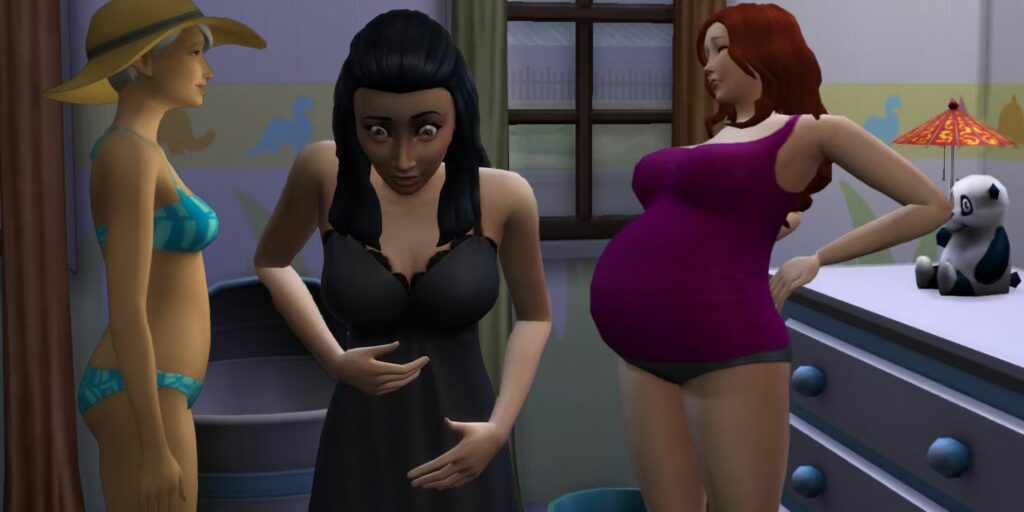 Allir óléttir í Sims 4 - jafnvel vampírur og unglingar!