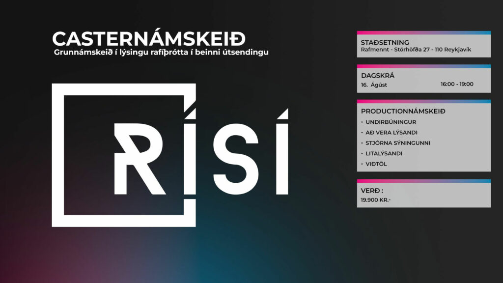 Skráðu þig á castingnámskeið RÍSÍ