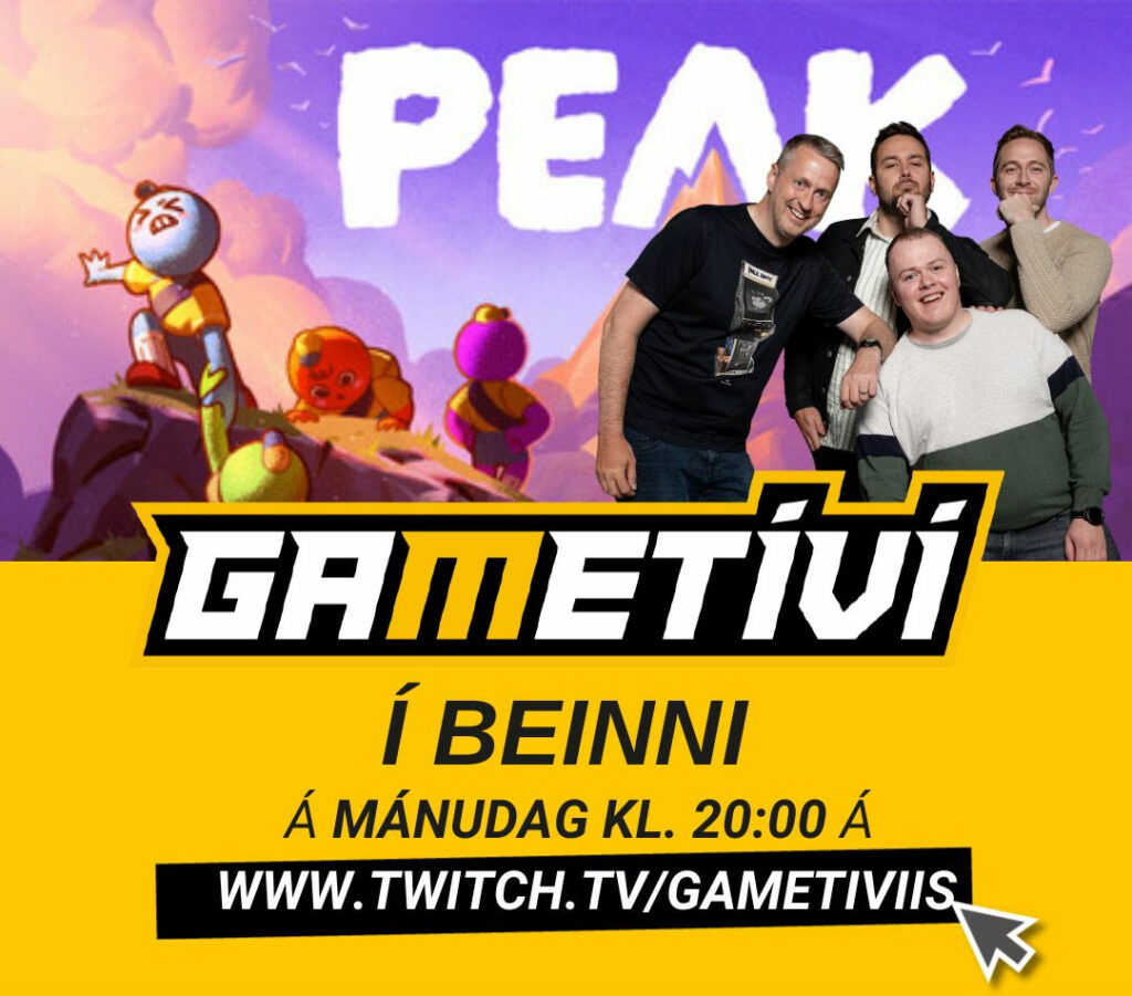 GameTíví mætir aftur í loftið: Klífa á toppinn í PEAK