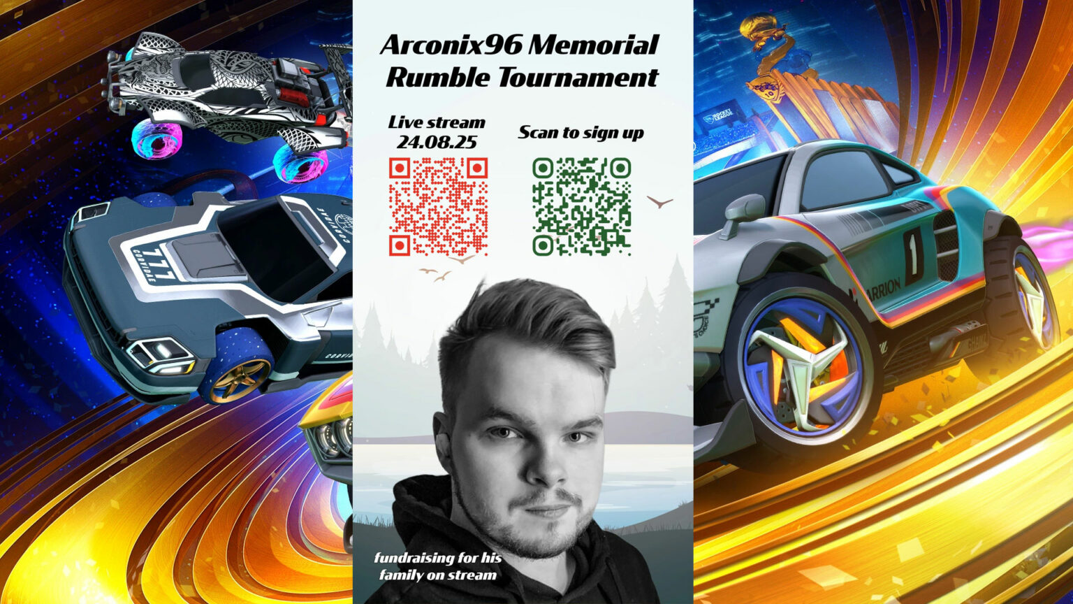 Minningamót í Rocket League til heiðurs Árna Fannari Minningamót í Rocket League til heiðurs Árna Fannari