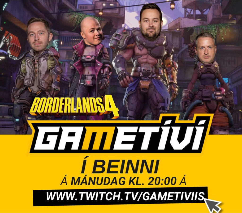 Borderlands 4 kvöld í GameTíví Borderlands 4 kvöld í GameTíví