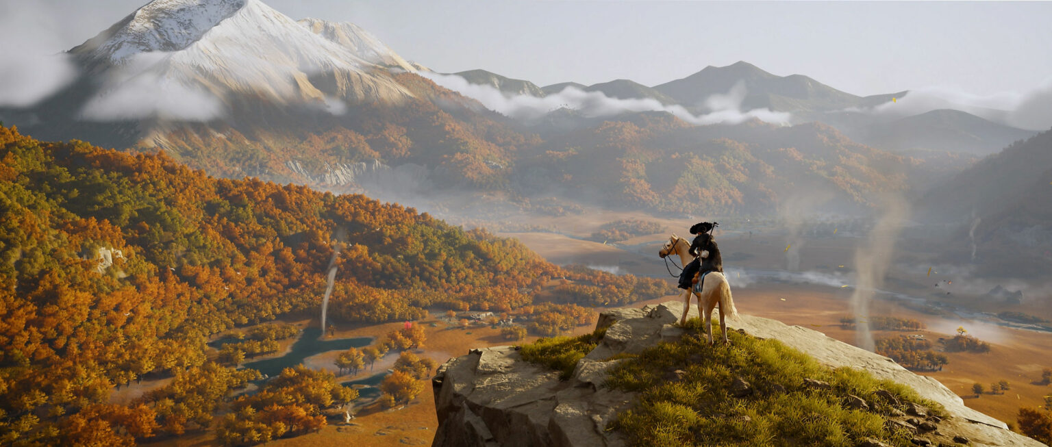 Sucker Punch missir lykilstarfsmann eftir umdeilda færslu um Charlie Kirk Skjáskot úr Ghost of Yōtei. Leikurinn er þróaður af Sucker Punch Productions og gefinn út af Sony Interactive Entertainment.