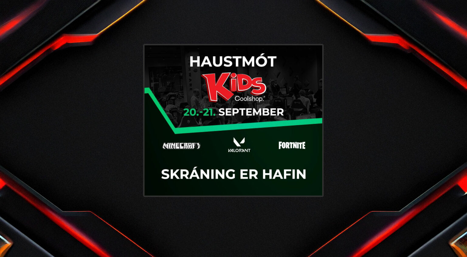 Haustmót Kids Coolshop – Skráning er hafin Haustmót Kids Coolshop - Skráning er hafin