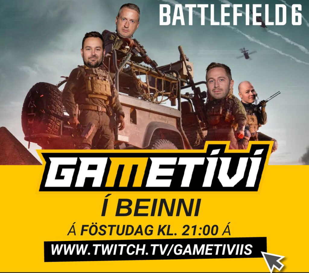 Sprengjur, byssur og brjálæði í beinni: GameTíví tekur Battlefield 6 með látum