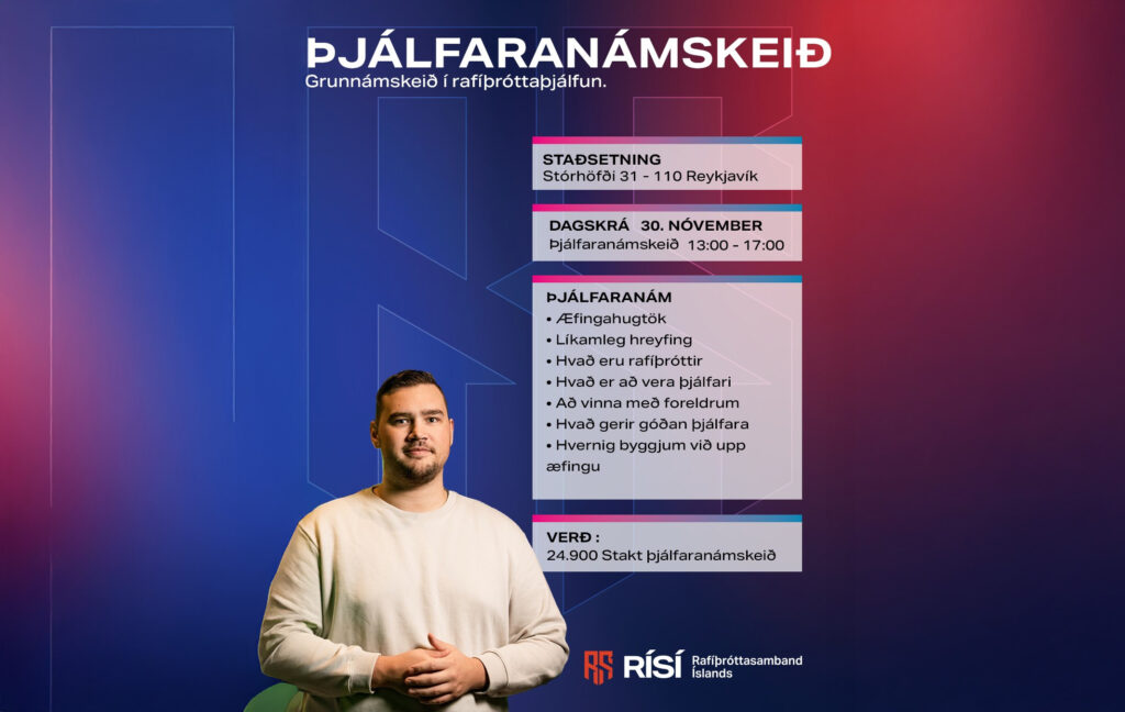 RÍSÍ opnar fyrir skráningu á nýju þjálfaranámskeiði