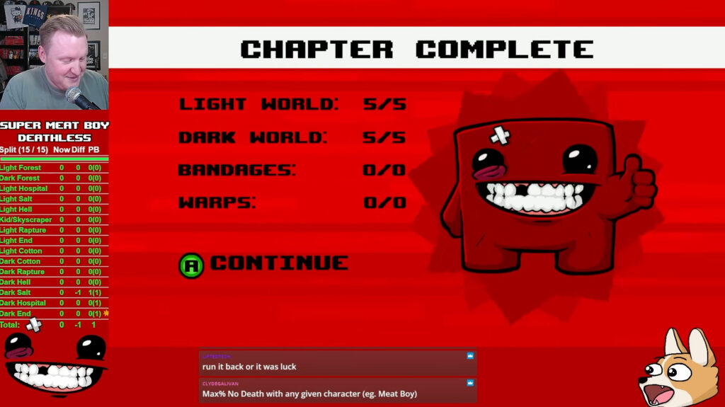 Sögulegt afrek í Super Meat Boy eftir fimmtán ár: Shredberg nær fullkomnu hlaupi
