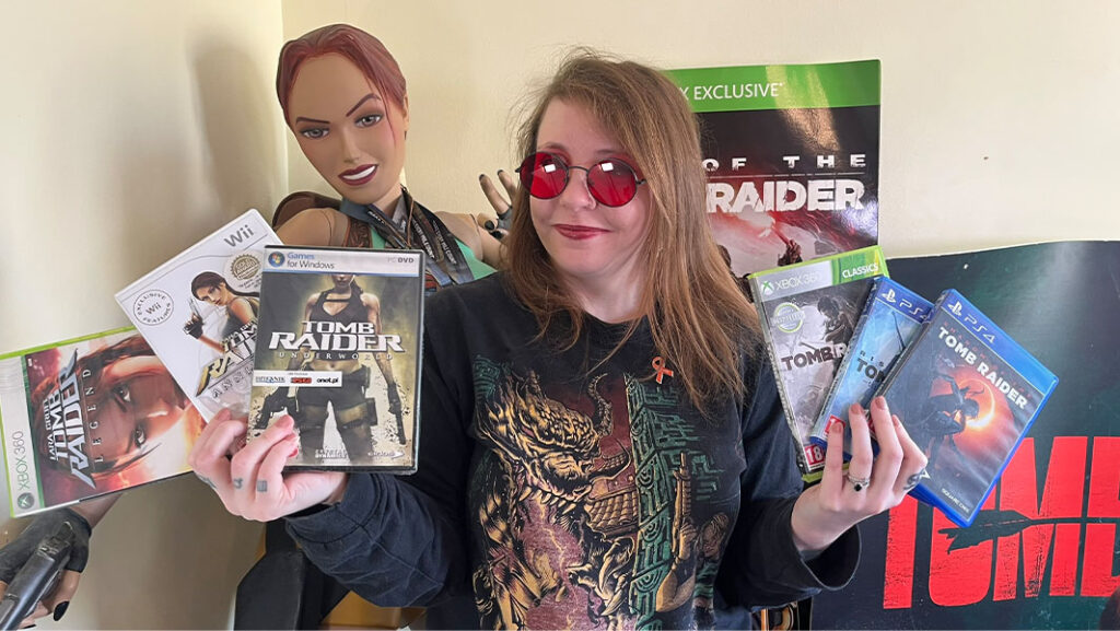Stærsta Tomb Raider leikjasafn í heimi - Amy Dyson