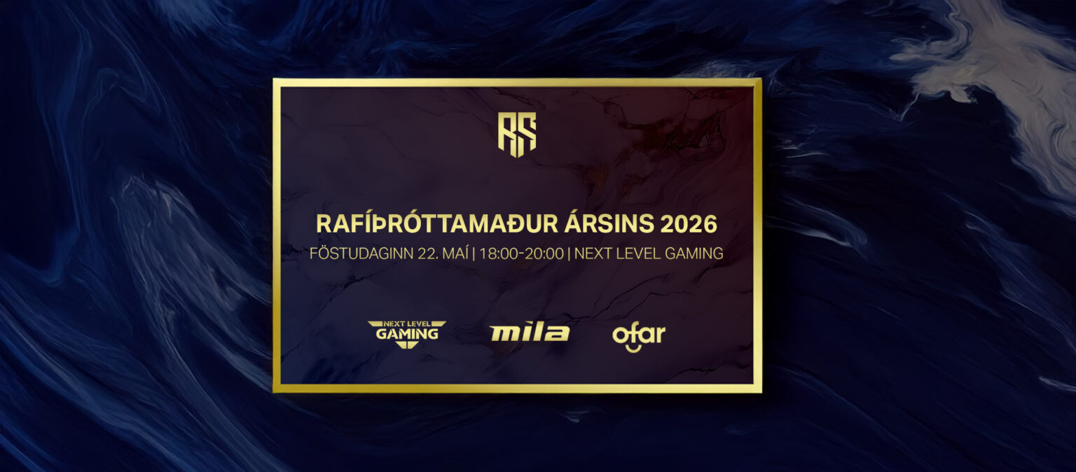 Rafíþróttamaður ársins 2026 verður krýndur í fyrsta sinn á Íslandi Rafíþróttamaður ársins 2026